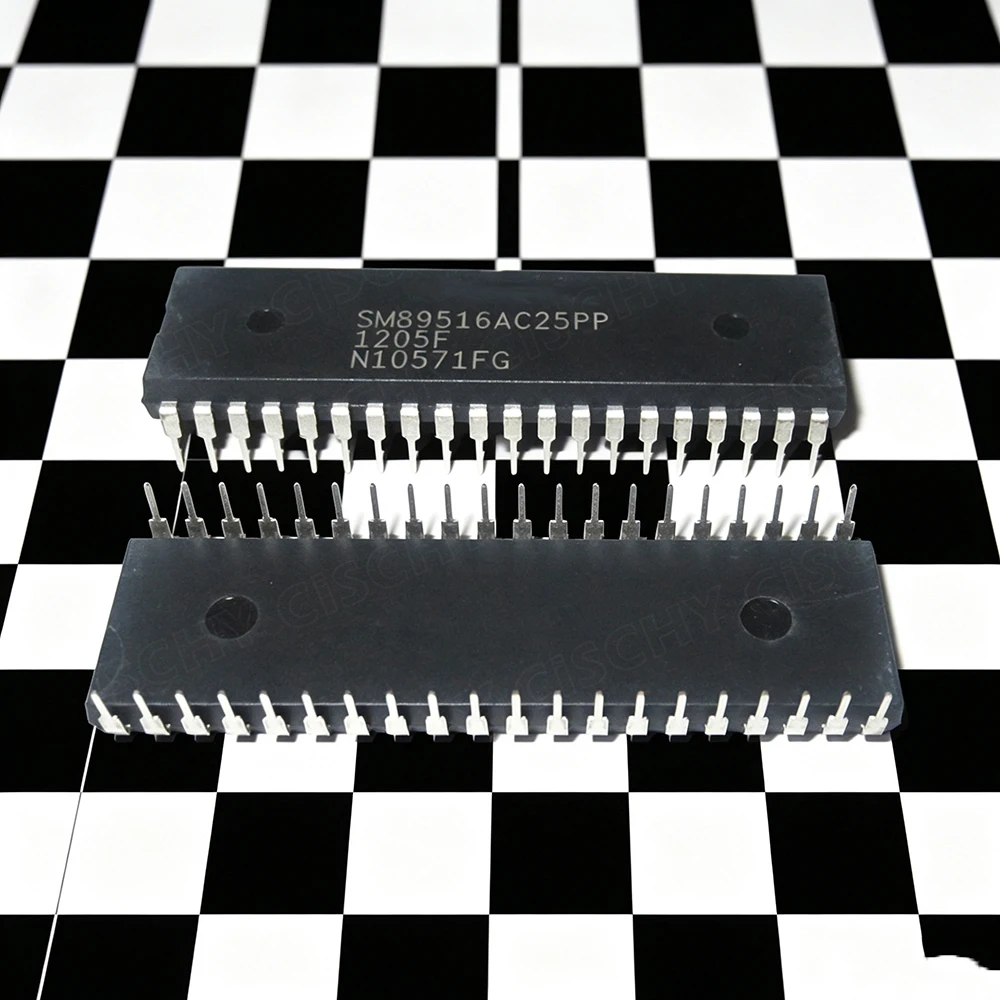 1pcs/lot SM8951AC25PP SM8951AC25P SM8951A DIP-40 In Stock