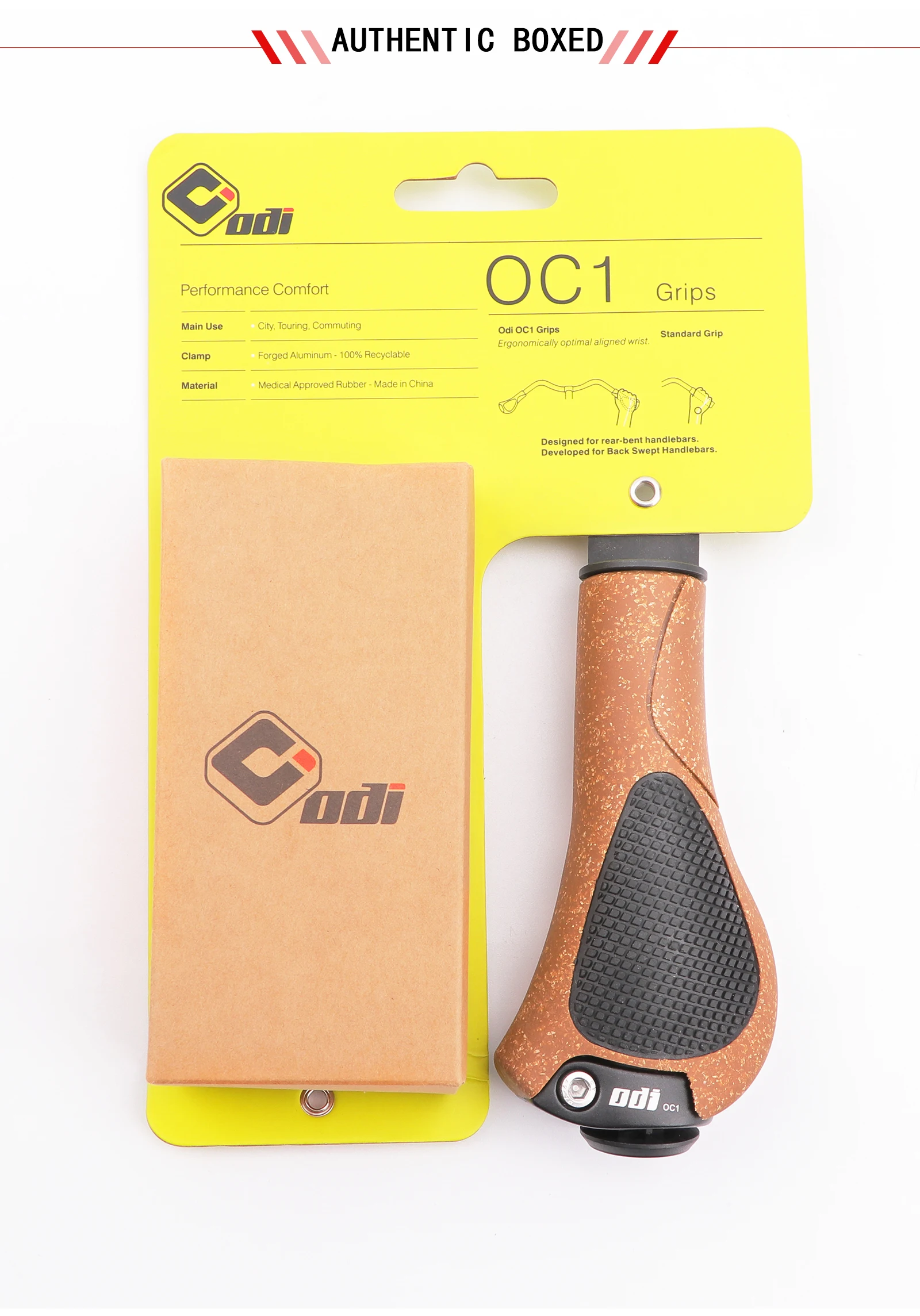 ODI OC1 Fahrrad Ergonomische Eichengriffe MTB Große Pad Fahrradlenkerabdeckung Anti-Rutsch-Griffe Radfahren Gummiballgriff Zubehör – Detail 13