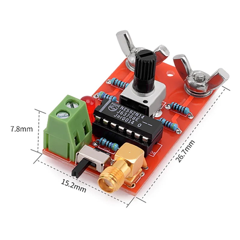 Antenne en boucle magnétique active SDR, onde courte et moyenne, gain radio