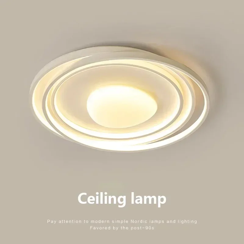 

Modern LED Ceiling Lamp For Living Room Aisle Kitchen Study Bedroom Ceiling Chandelier Creamy wind Home Decor Lighting Fixture