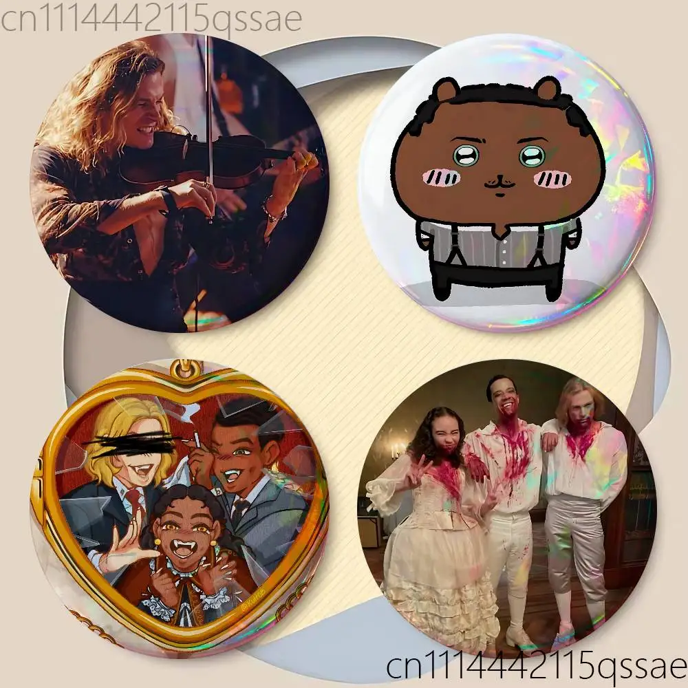 FOR Vampire Armand Lestat 25mm 75mm 44mm 58mm 32m Coin Badges Personalized Handmade Round Brooches Pins Accessory