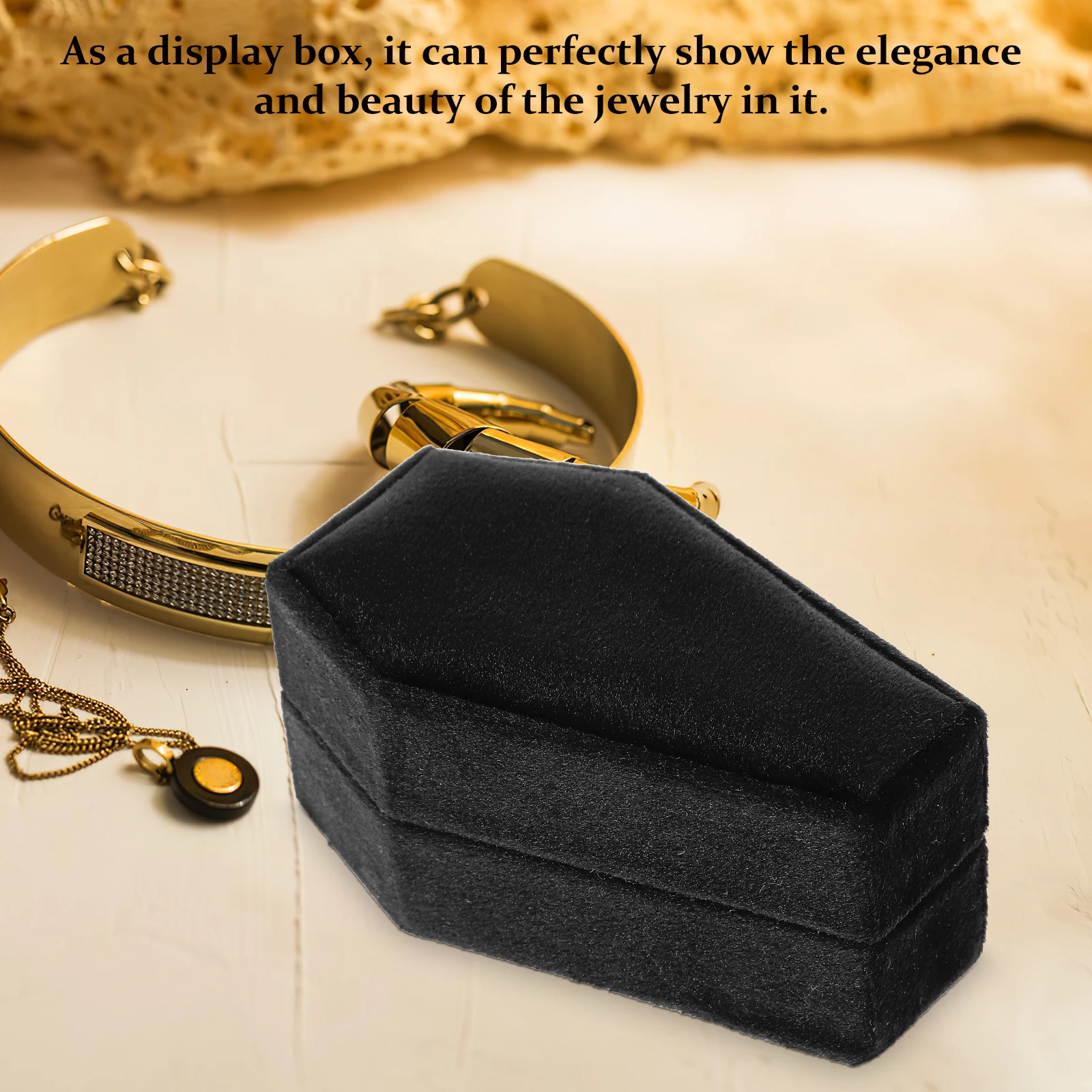 

Necklace Earrings Box Boxes Jewerly Holder Display Jewelry Storage Case for Women Flannel Empty Miss