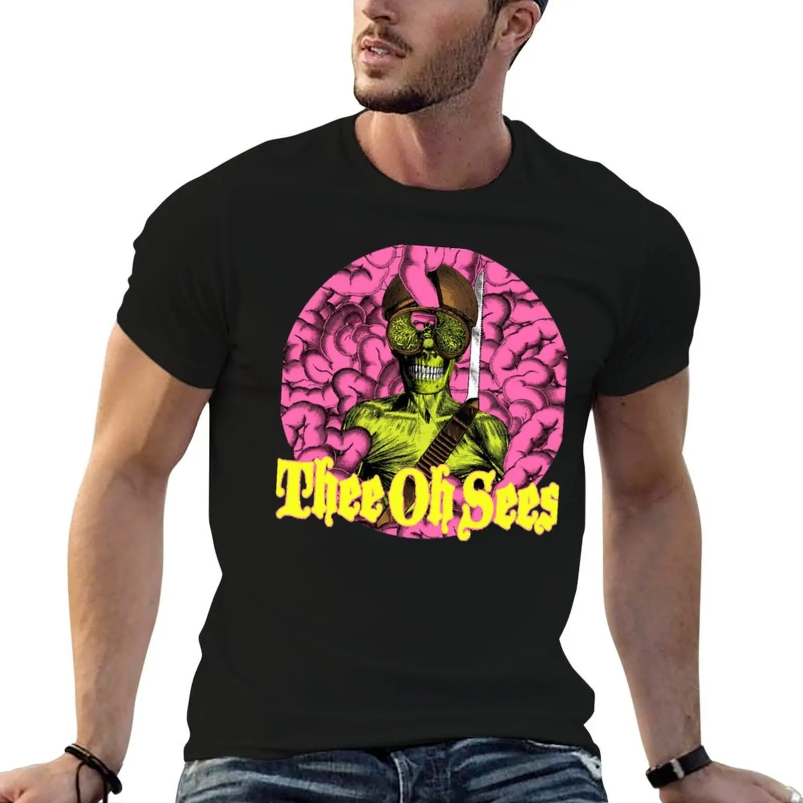 Everything Know Vintage Thee Oh Sees Were Afraid To Ask T-Shirt cheap stuff plus size clothes fitted t shirts for men