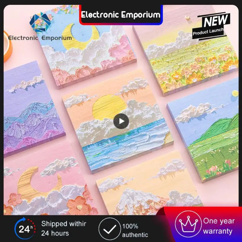 Notes Paper Convenient Oil Painting Hand Account Stationery Stickers