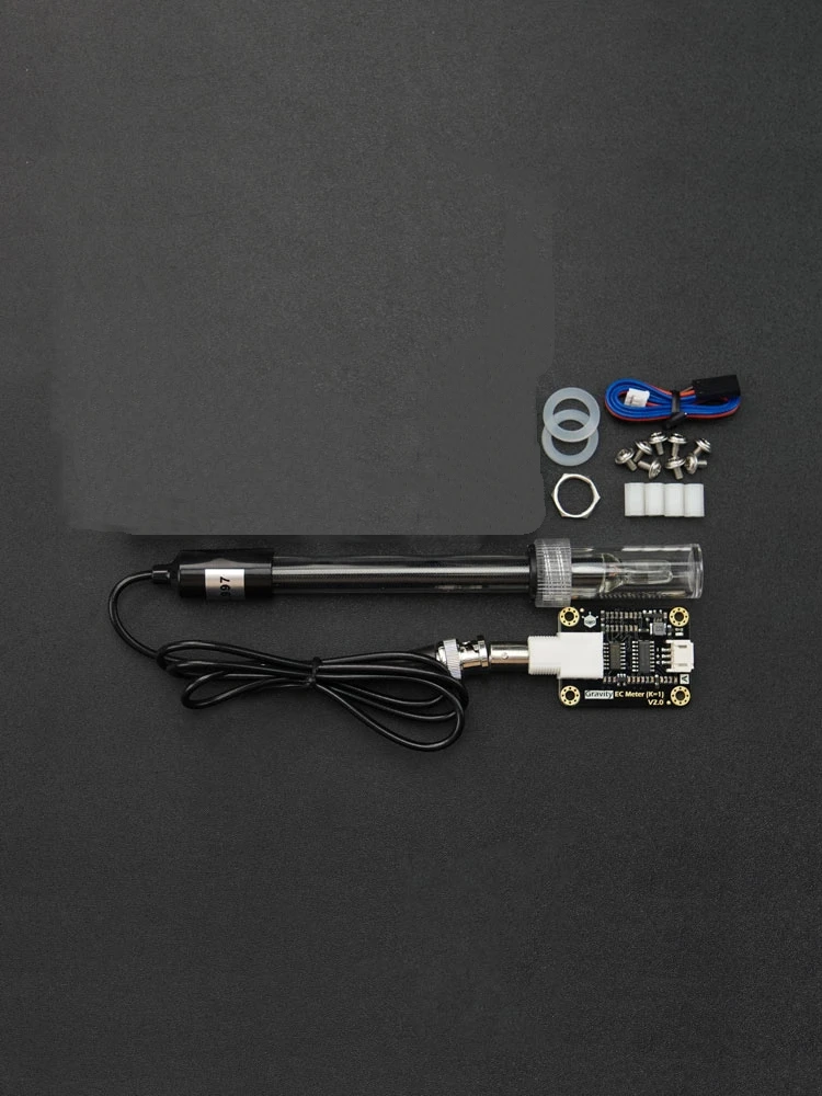 

Analog Conductivity Meter (K=1) Sensor Module Compatible Liquid Water Quality Monitoring