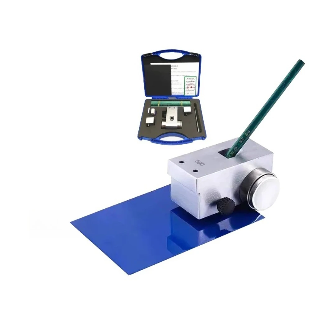 1000G/750G/500G Precision Pencil Hardness Tester Hardness Tester Measuring Angle 45 Pencil Scratch Method Load Weight