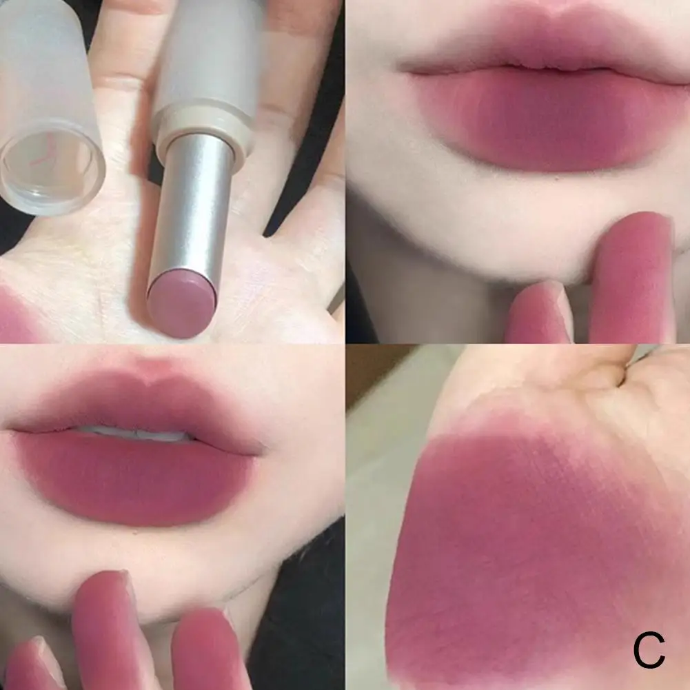 Nuevo lápiz labial de terciopelo de niebla de aire de 6 colores de gama alta, bálsamo labial de larga duración, Sexy, no rosa, lápiz labial que se desvanece, mate, resistente al agua, rojo Mak G7C0