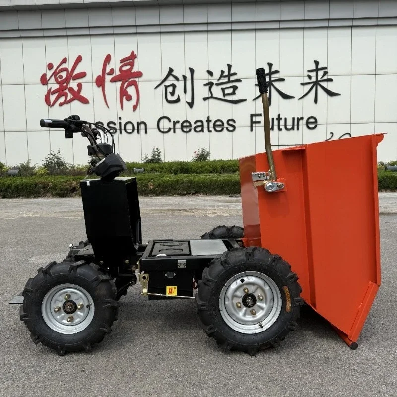 Elektrische 4x4 mini- en rupskipper met bouw- en landbouwsporen