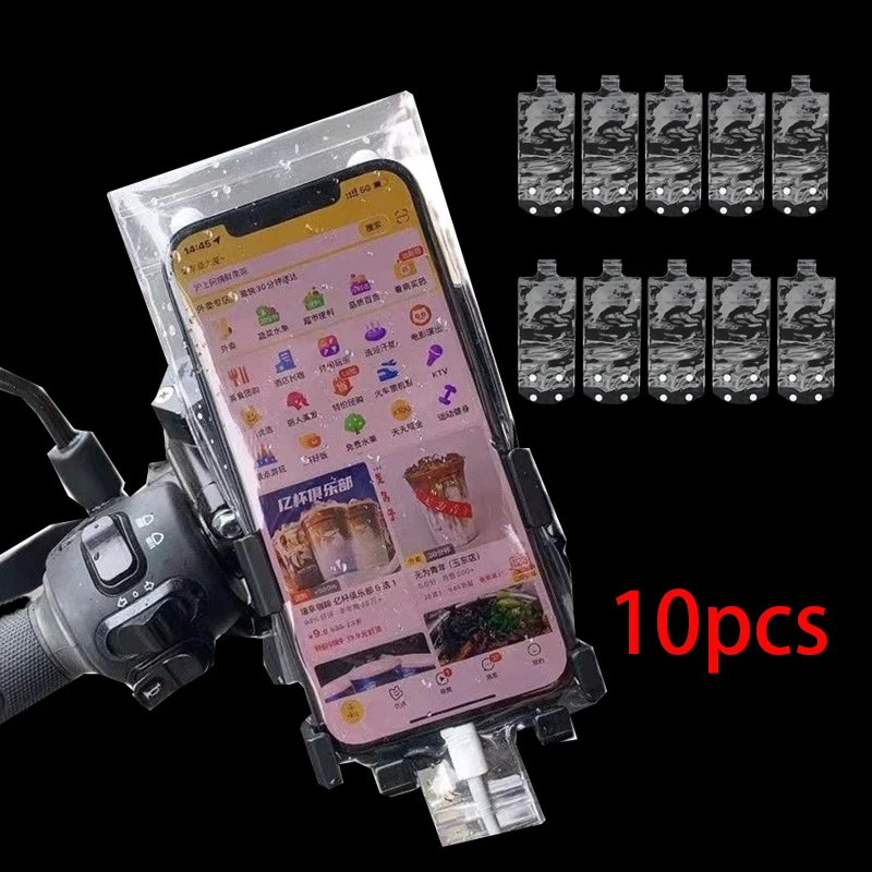 Coque de téléphone étanche à écran tactile pour les pilotes de livraison, sac de sport de plein air Rechargeable, équipement de photographie, sac de croisement de flux