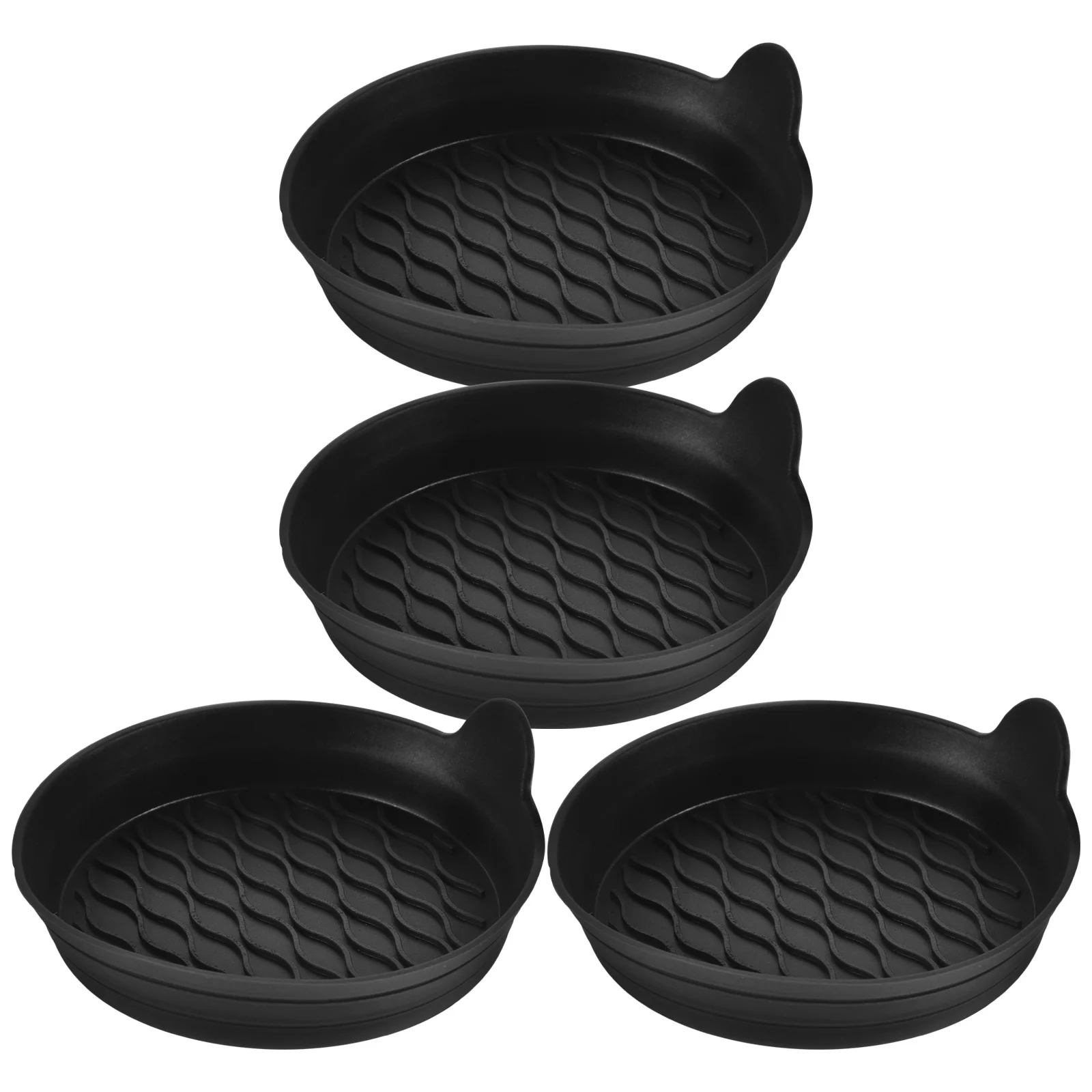 

4Pcs Compact Car Cup Holder Placemats Anti-Skid Coasters for Drinks and Small Items Coasters for Drinks Cup Mats