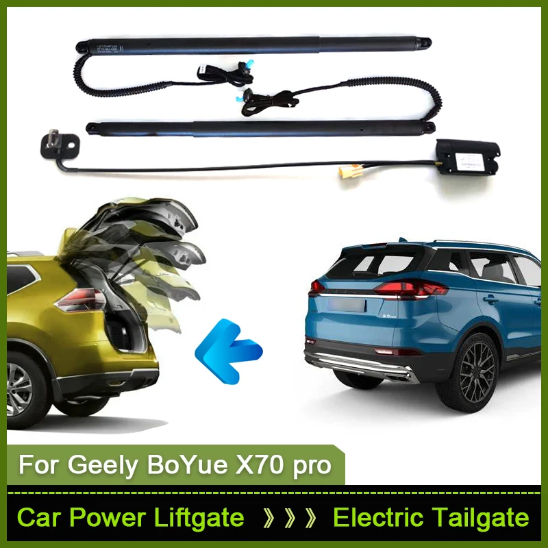 For Geely BoYue X70 pro 2019~2024 Car Electric Tailgate Lift System Auto Tail Gate Opener Automatic Lifting Rear Door for Trunk