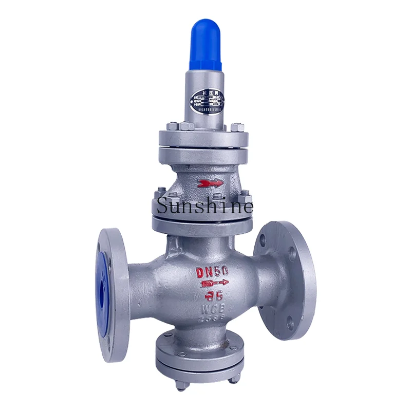 

Y43H-16 Pilot piston type high temperature steam pressure reducing valve flange N40 50 65 80 100