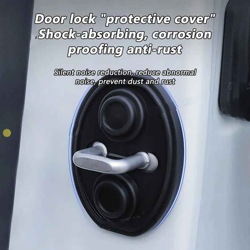 Car Door Closing Shockproof Silicone Cushion Mute Shock Absorber Protective Covers Mute Buffering Cushion Accessories
