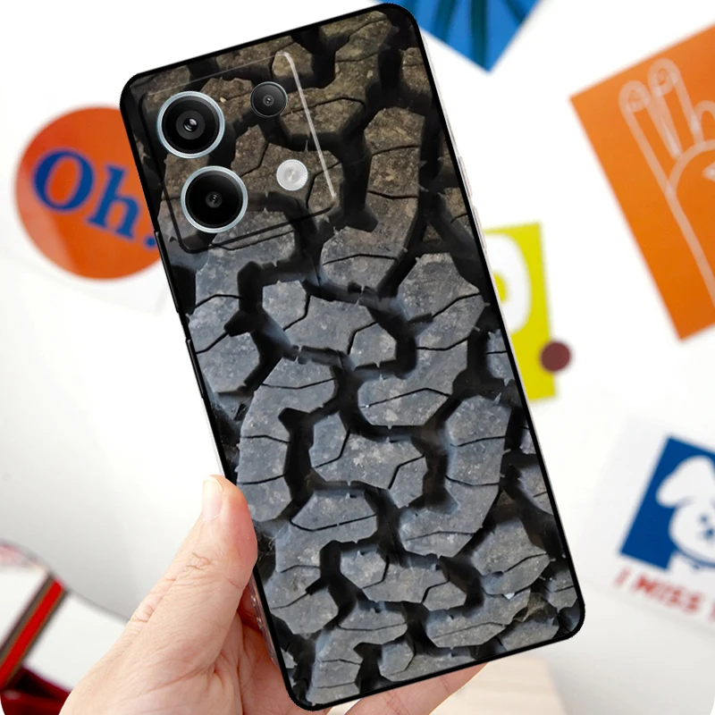 عجلة فقي الإطارات Funda لهاتف Xiaomi Redmi Note 14 13 10 11 12 Pro 10S 11S 12S حافظة لهاتف Redmi 15 13C 12C 10C 14C