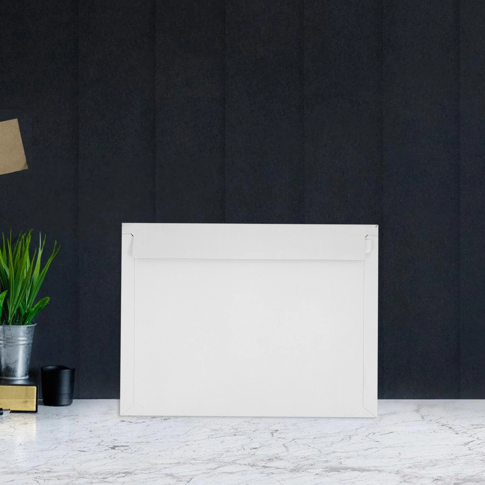 

30 Pcs Document Bags Self Sealing Envelopes A4 Thick Paper Blank Surface Mailing Cards Shipping Supplies Stay Flat Envelopes