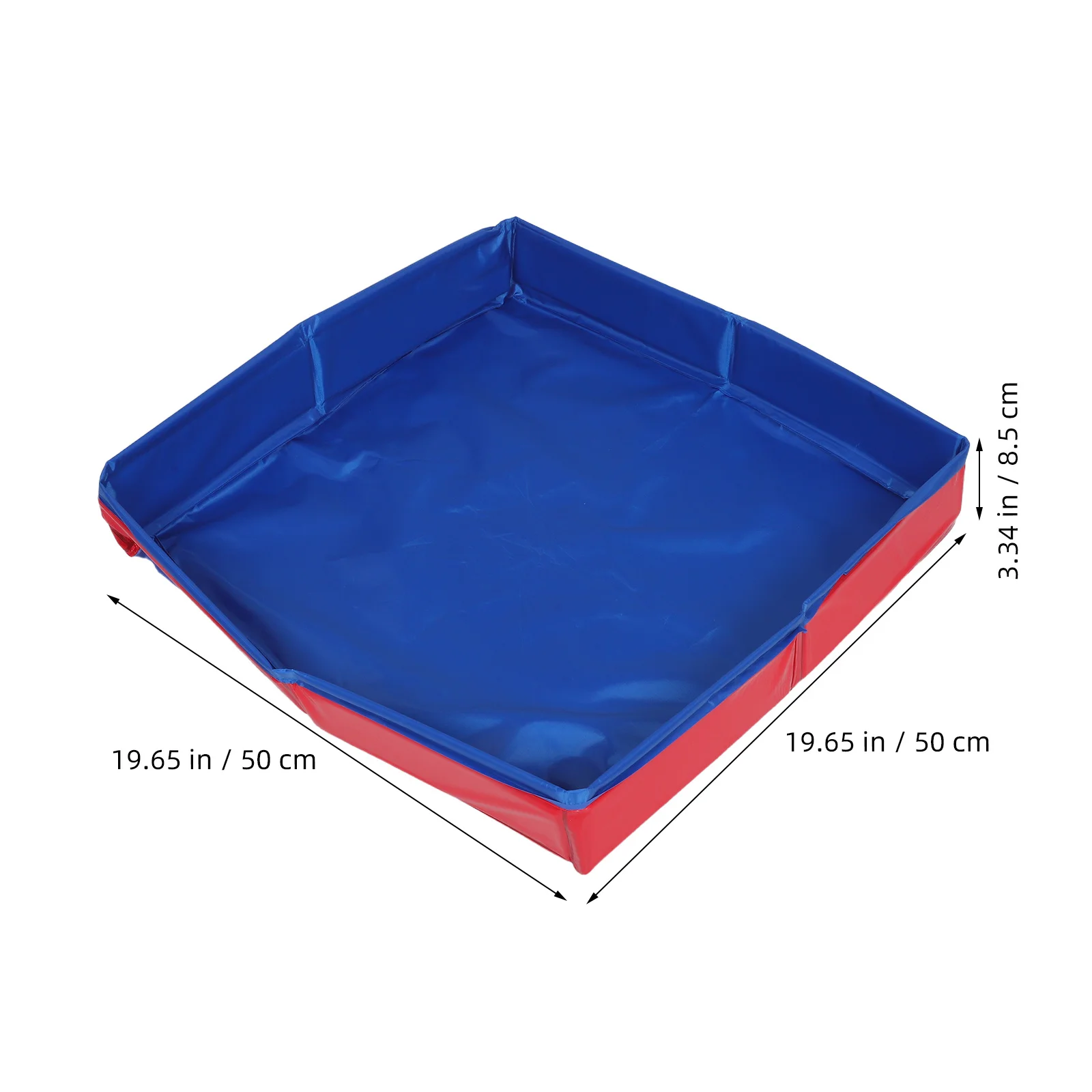 Faltbares Sandtablett, 19,65 x 3,34 Zoll, Oxford-Stoff, tragbar, für drinnen und draußen, Sandkasten für Kleinkinder, einfache Aufbewahrung, Kinder, Spielzeit, Lernen