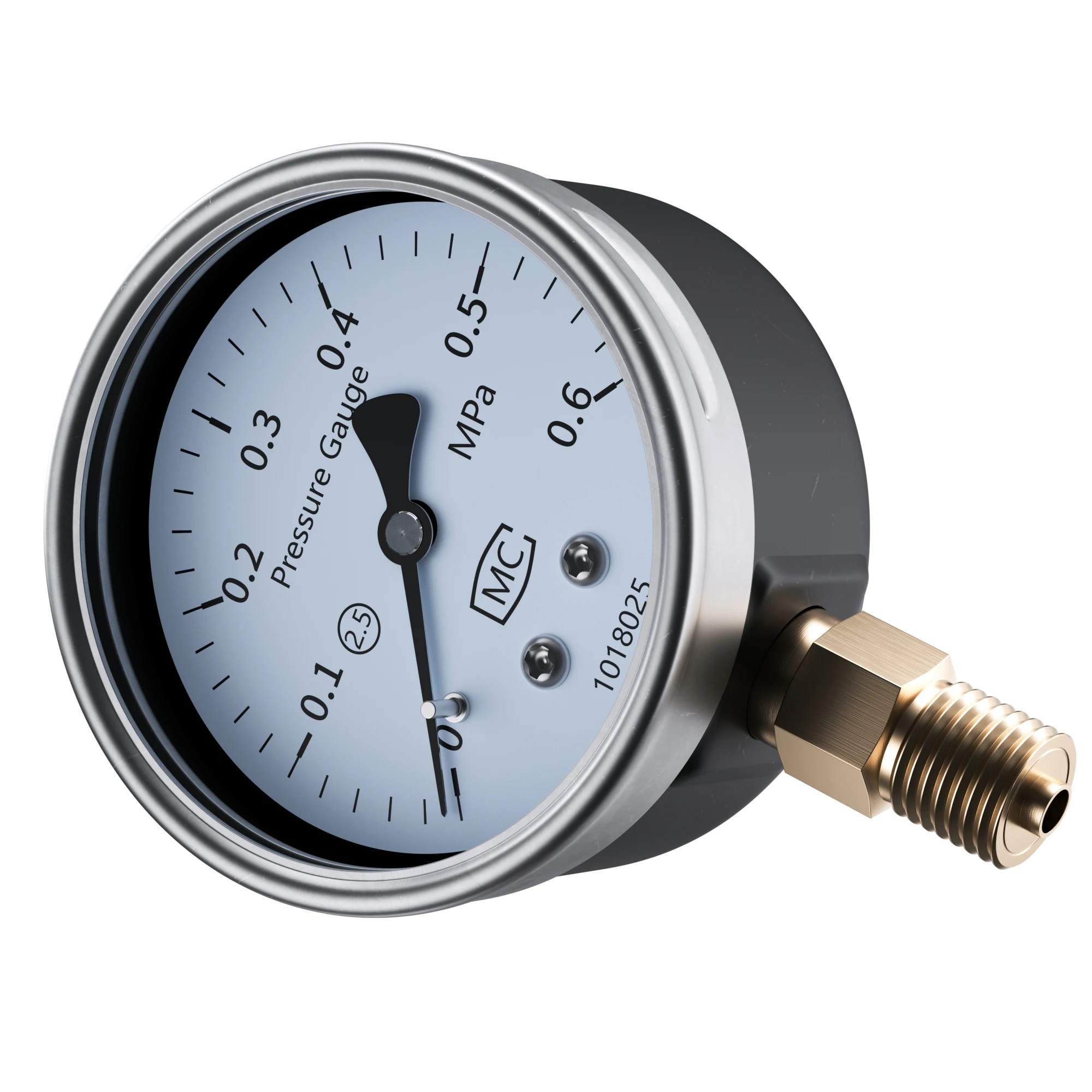 

Pointer Pressure Gauge 60mm/100mm 2.5G 1.6G Mechanical Pressure Meter m20*1.5 m14*1.5 Water Oil Digital Pressure Gauge