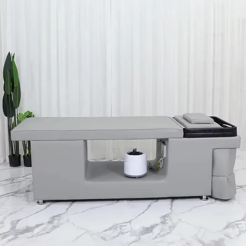 

Кровать для мытья волос Head Spa, комфорт стилиста, роскошная насадка для душа, стул для шампуня Behandelstoel, мебель MQ50SC