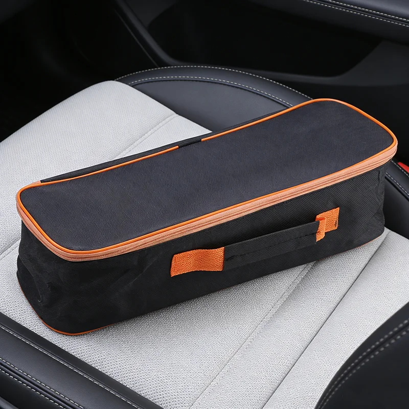 Portable Car Trunk Storage Box Car Accessories Storage Bag Vacuum Cleaner Storage Bag Toolkit Organizer Stowing Tidying Auto Sup