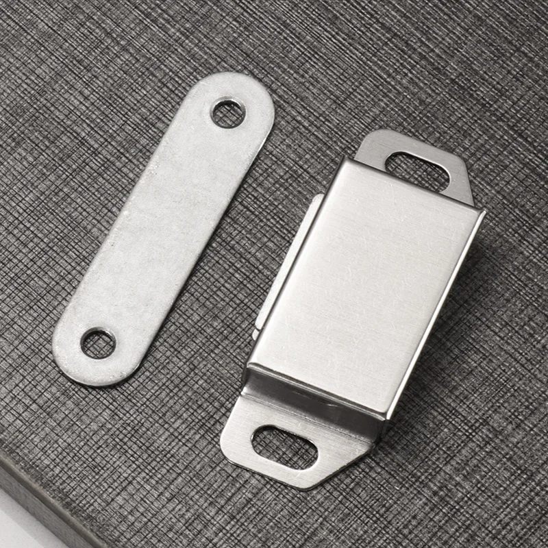 

Stainless Steel Cabinet With Strong Magnetic Lock Buckle Cabinet Door With Collision Beads Wardrobe Door With Strong Magnetic
