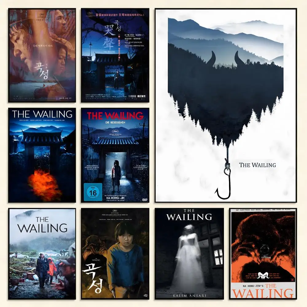 Horror Film The Wailing Poster Digital Solvent Print Waterproof PP Fade-Resistant Wall Art Room Decor Gift