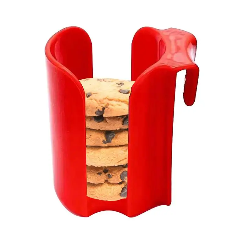 Colgador de galletas para taza de beber, soporte portátil para bolsa de té, Clip para taza, dulces de galletas, bolsa de té, bocadillos pequeños, accesorios para tazas