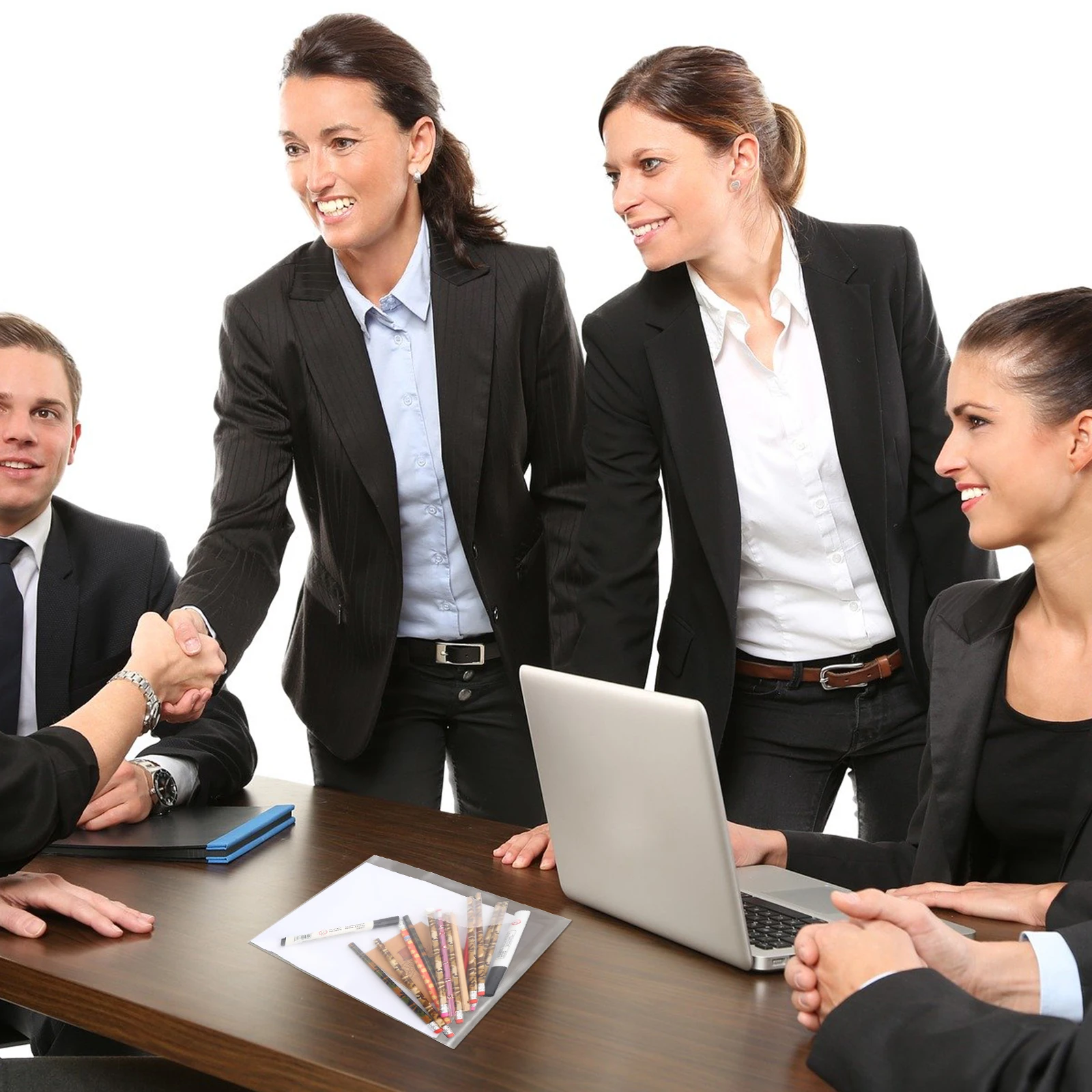 

10 Pcs A4 File Bag Document ganizer Clear Storage Bags Office Folder Pouch Transparent Holder Plastic Practical Storing