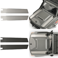 Stainless Steel Anti-slip Decorative Panels Suitable for 1/10 RGT EX86190 Rescue LC76 Accessories