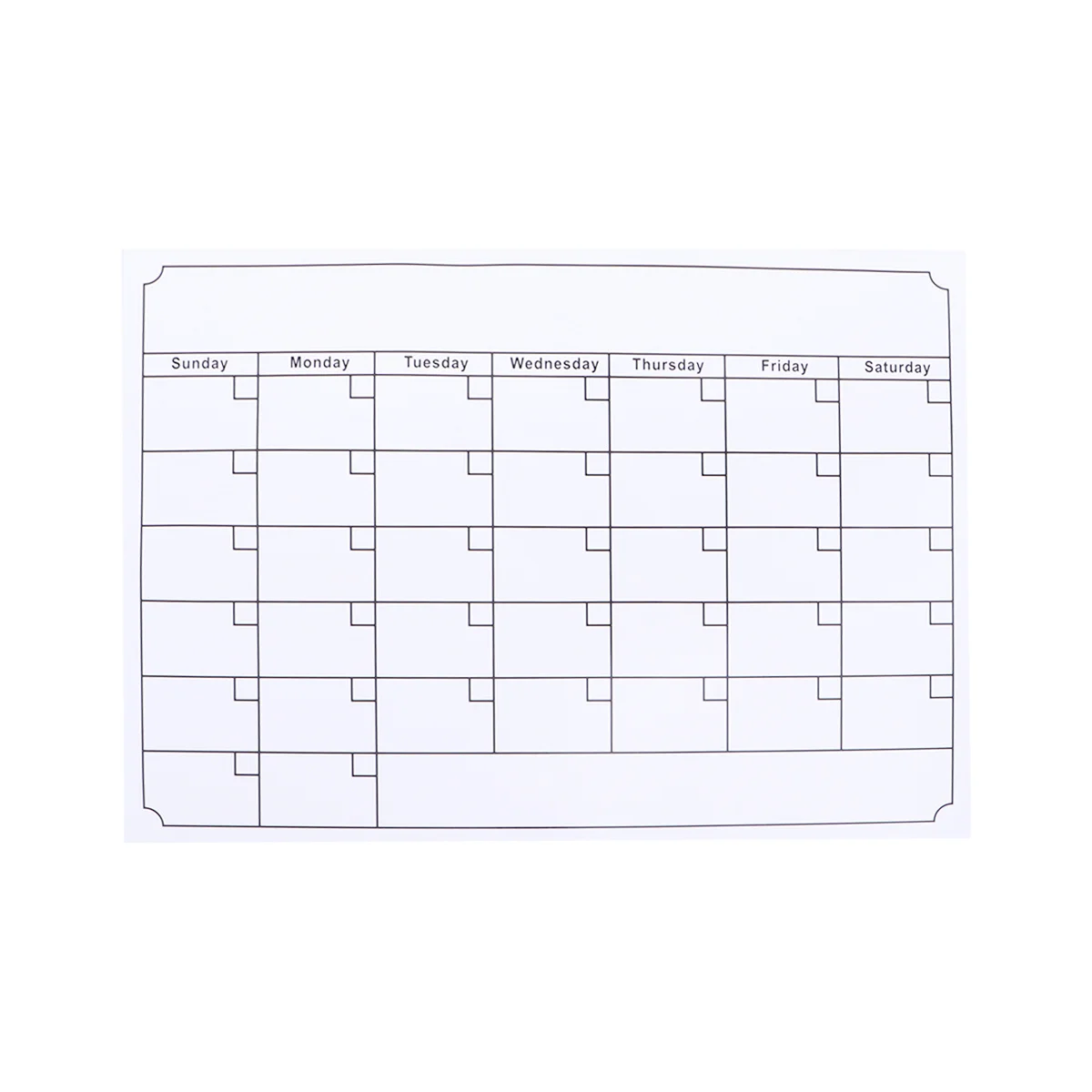 40x30cm Magnetic Whiteboard Smooth Erasable Surface for Refrigerator Door Flexible to Do List Planner Notepad Dry Erase Board