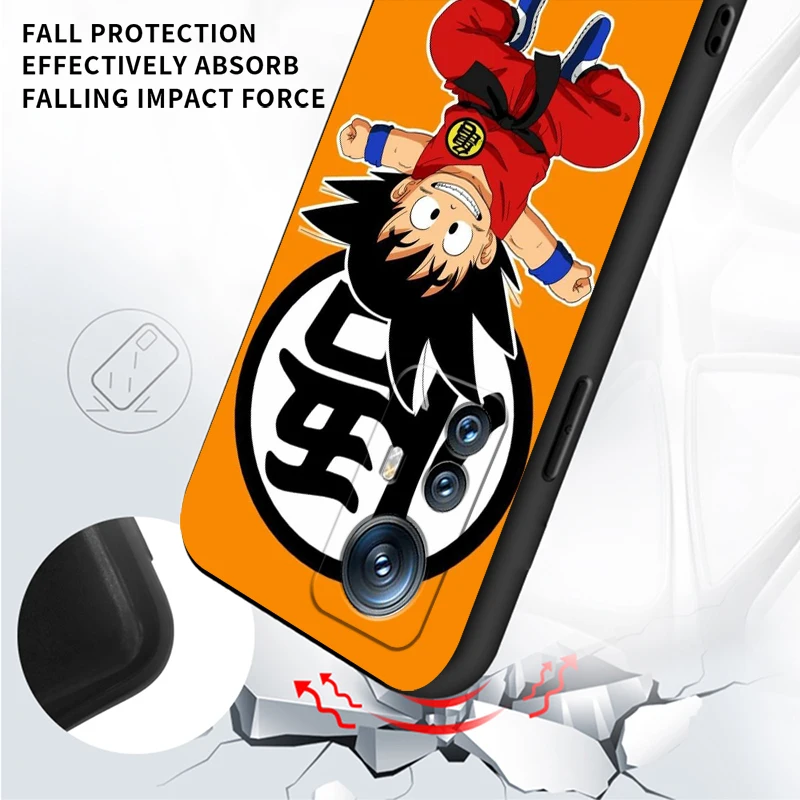 Anime D-Dragon Balls Black Soft Cover Phone Case For Xiaomi Mi 13 12T 12 11T 11i 11 A3 10T 10 CC9E Pro Lite Ultra 5G