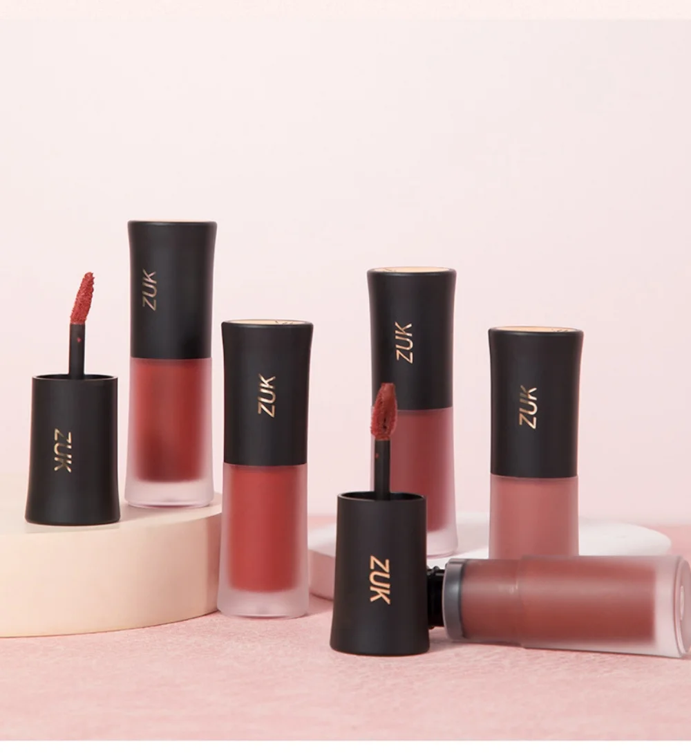 Lip Glaze High Beauty Lip Mud Lipstick Non Staying Cup Matte Whitening Velvet Moisturizing and Lasting Coloring Small Group