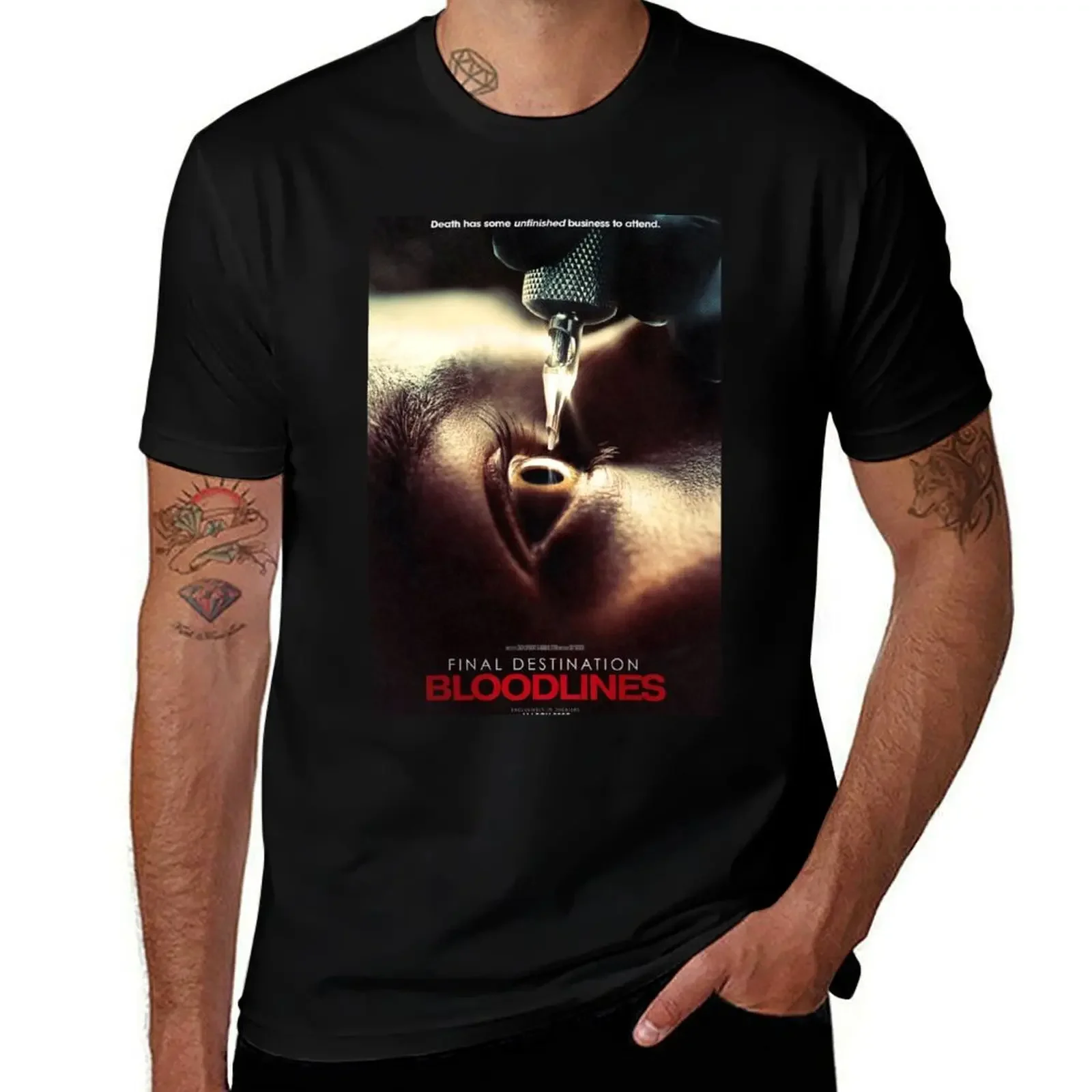 

Final Destination: Bloodlines Tattoo - (2025) T-Shirt oversizeds anime shirt oversized cute tops tshirts for men