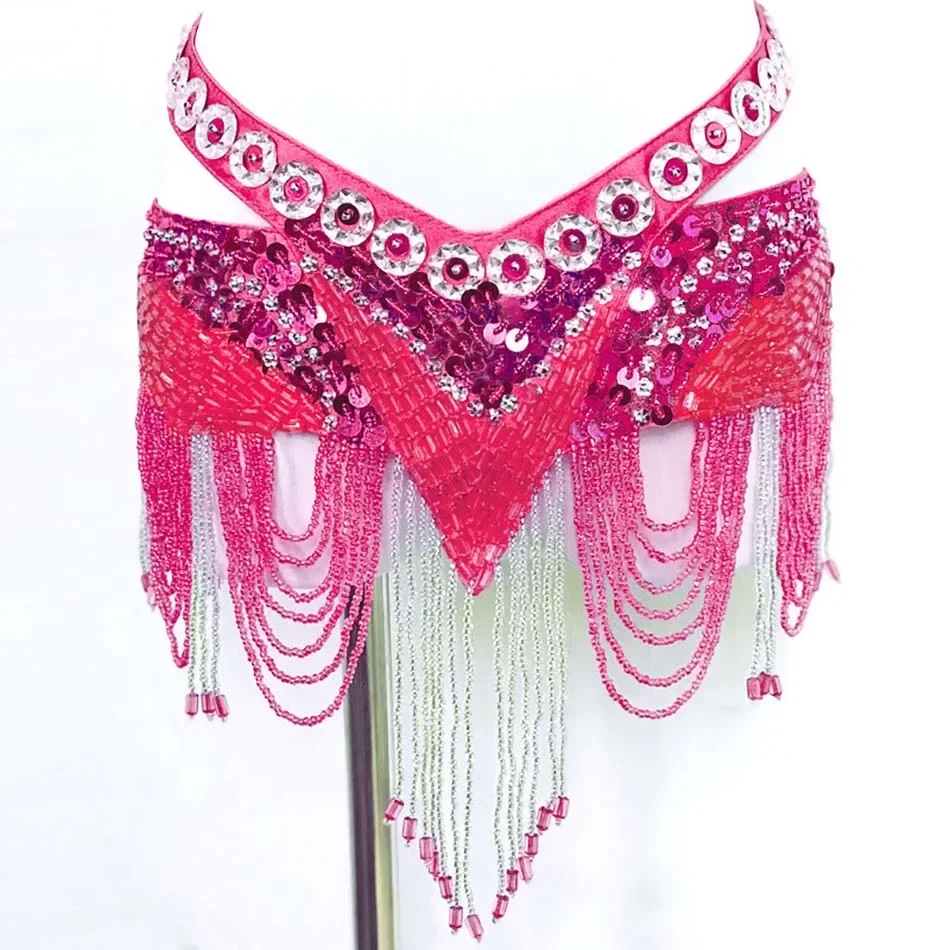 Belly Dance Accessories Waist Chain Seal Belt Exercise Costume Lengthened and Widened Hip Scarf For Stage Performance