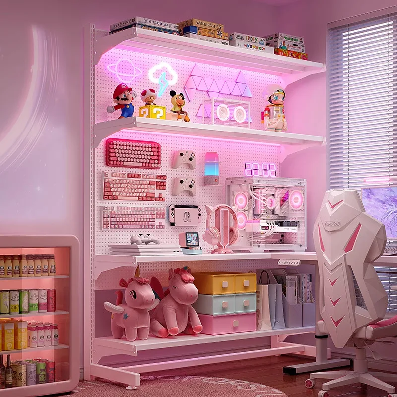 

Vertical hole rack Floor decoration storage rack