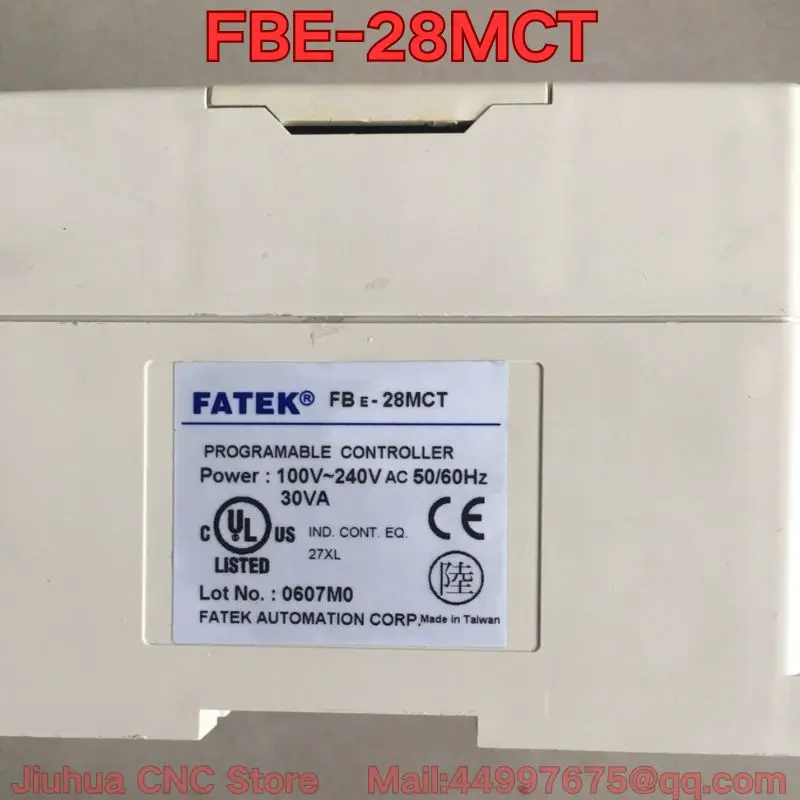 Second-hand FBE-28MCT PLC controller functional test is normal Rare models need to be negotiated The latest price in 2026