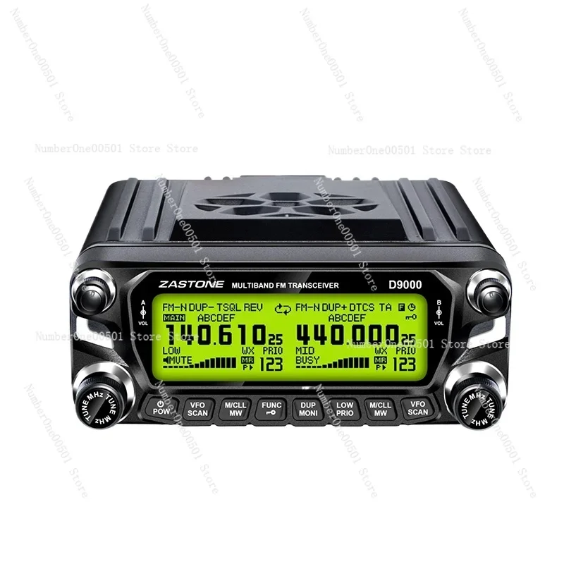 HF Ham Two Way Transceiver D9000 ‌Mobile Radio 50W UHF VHF 136-174 400-520MHz Car Radio Station Walkie Talkie