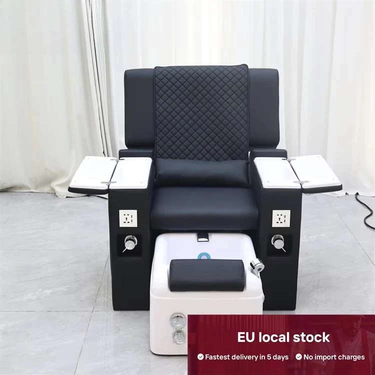 EU Stock Modern Pedicure Chair Nail Salon Furniture Spa Pedicure Chair with     Available