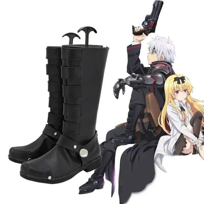 Arifureta Shokugyou de Sekai Saikyou Hajime Nagumo Cosplay Boots Black Shoes Custom Made Any Size kobiety mężczyźni peruka rekwizyty do butów