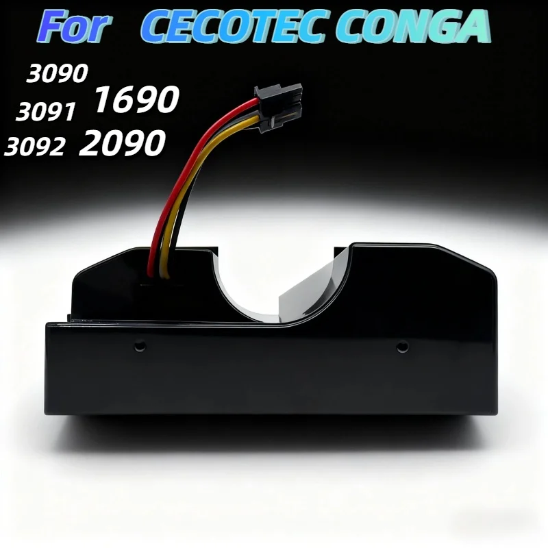

Robot Vacuum Spare Parts Battery – 14.4V 2600mAh-6800mAh Li-ion Replacement for CECOTEC CONGA 3090/3091/3092/1690/2090