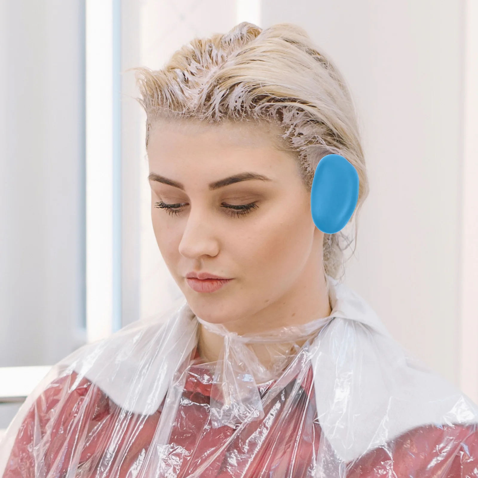 

Hair Dyeing Hairdressing Protectors Covers Shower Bath Caps Travel Hair Dye Ear Barbershop Ear Cover Caps Use
