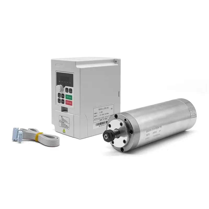 

3KW ER20 Water Cooled Spindle Motor CNC Wood Working Spindle With VFD Inverter Kit