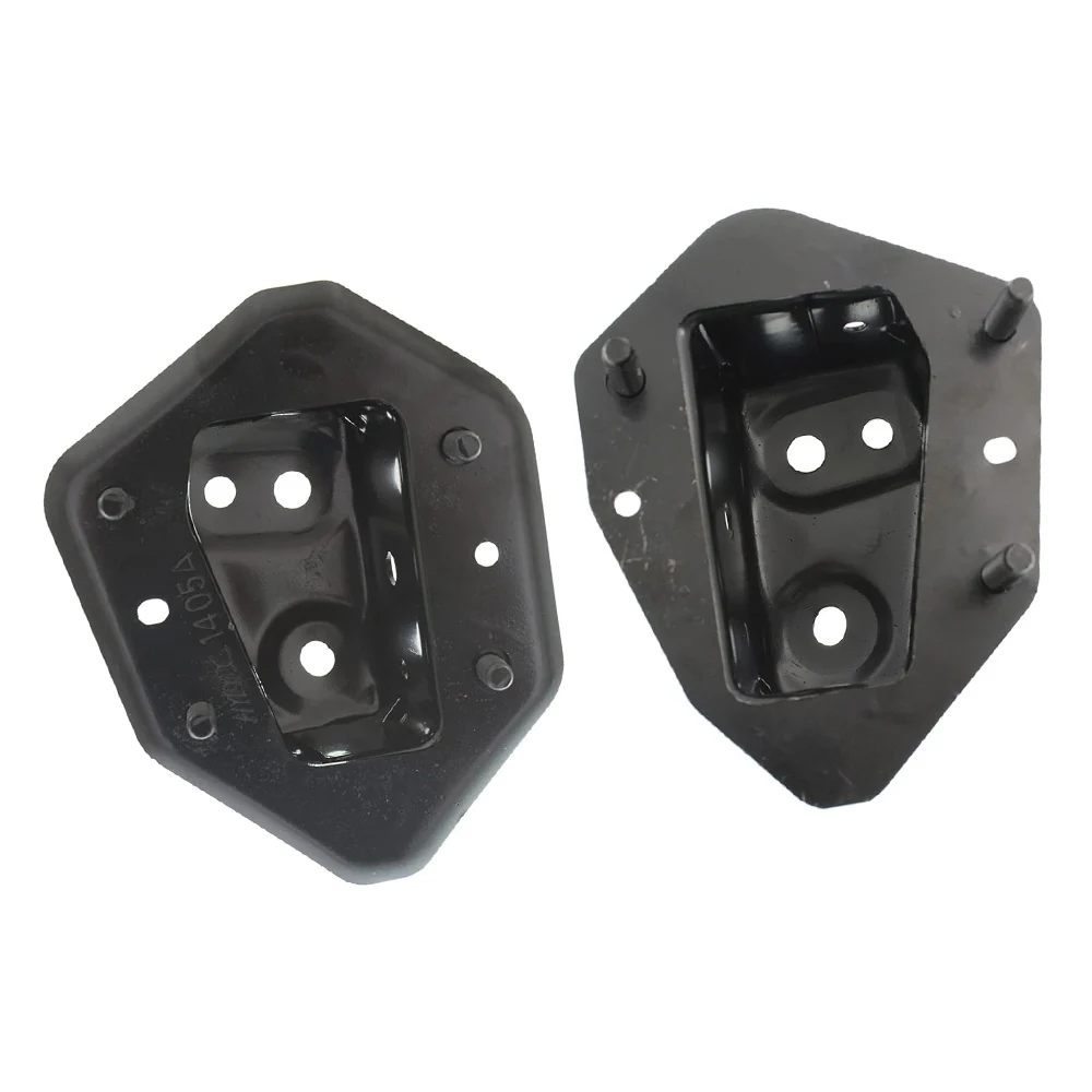 1 Pair RH+LH Car Front Bumper Mount Support Bracket Retainer Black for Nissan Versa 2012 2013 2014 2015 2016 2017 2018 2019