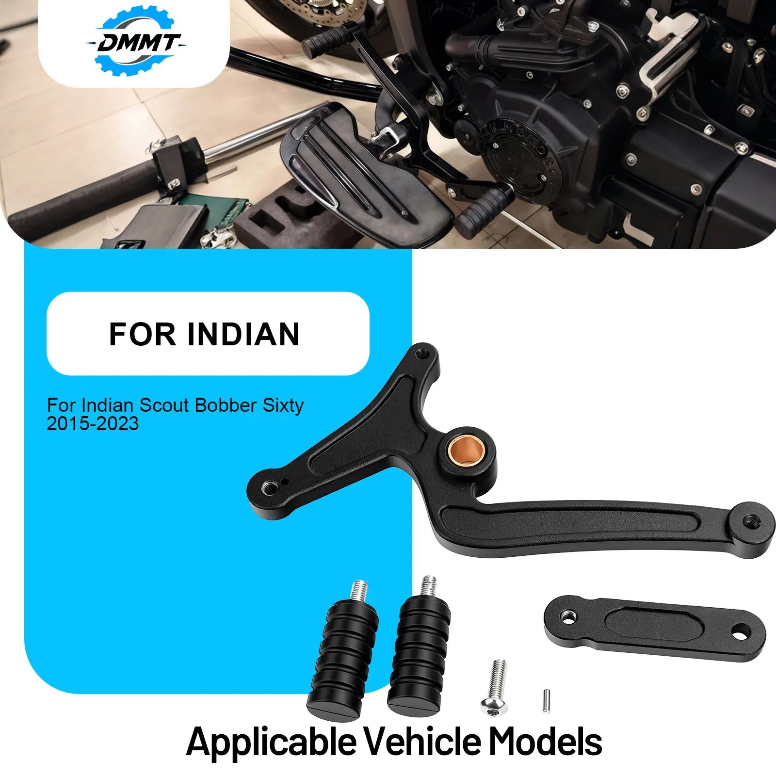 

Мотоциклетный рычаг переключения передач (ножной) для Indian Scout Bobber Sixty 2015-2023, комплект ножного управления для мотоцикла