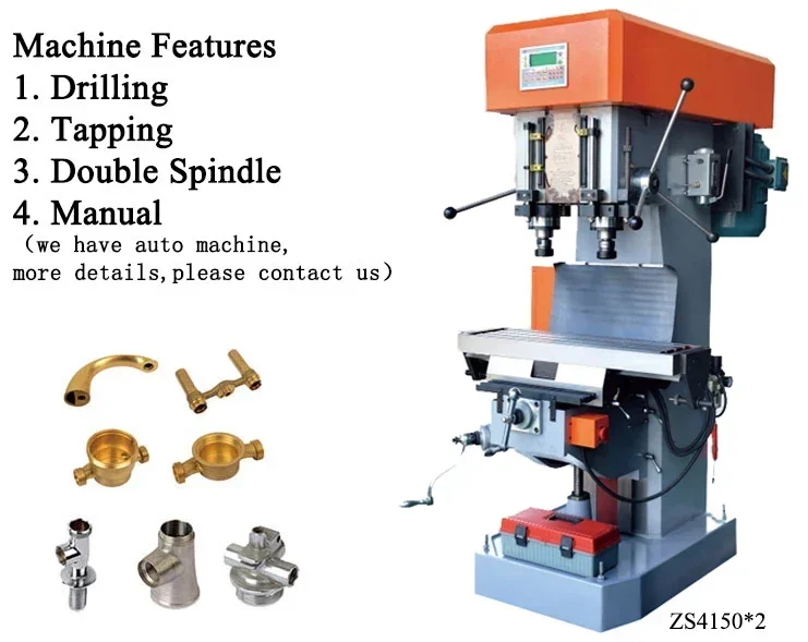 Special purpose machine semi automatic drilling and tapping