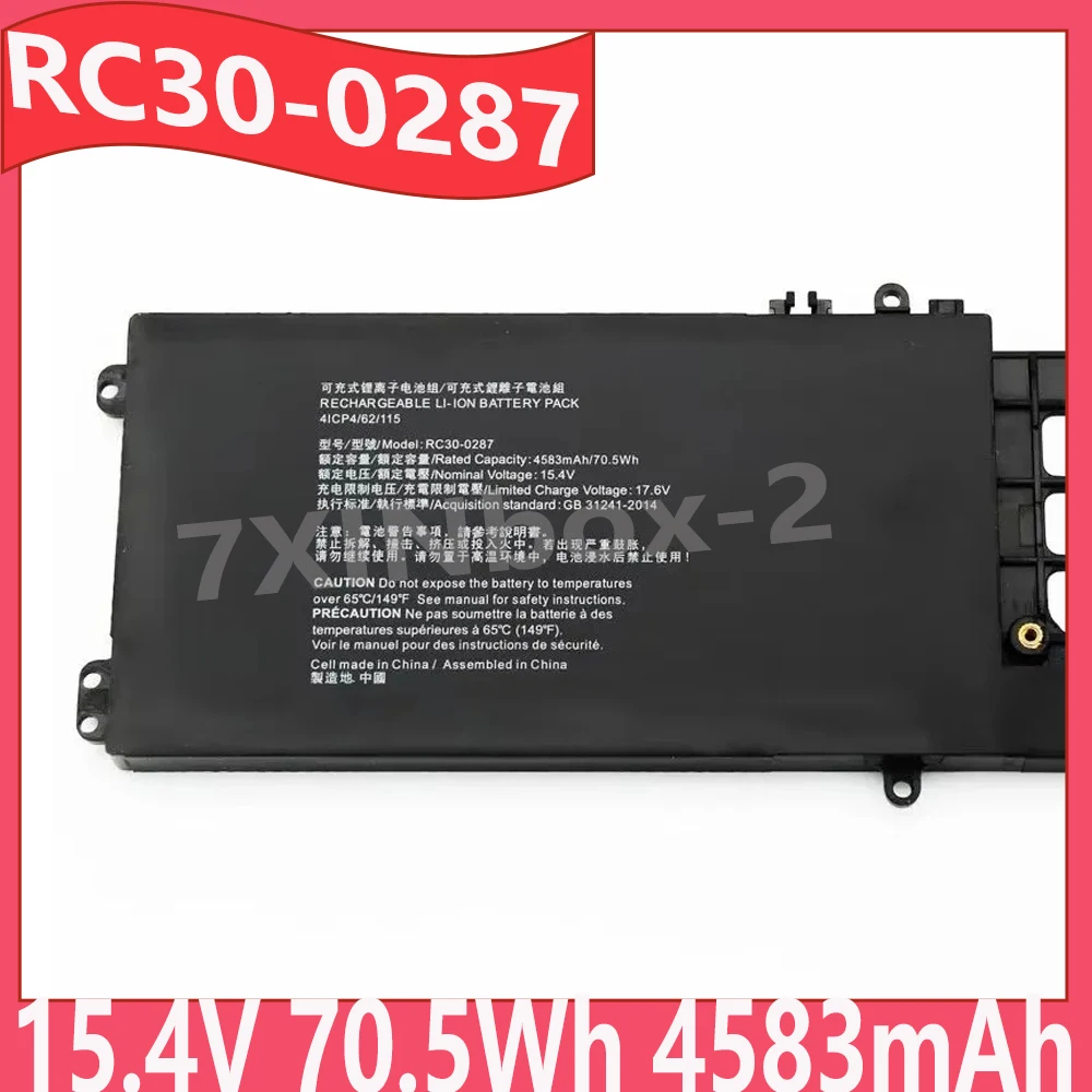 RC30-0287 RZ09-02876 15.4V 70.5Wh 4583mAh Laptop Battery For Razer Blade Pro 17 2019 2020 i7-9750H RZ09-0287 RZ09-03297