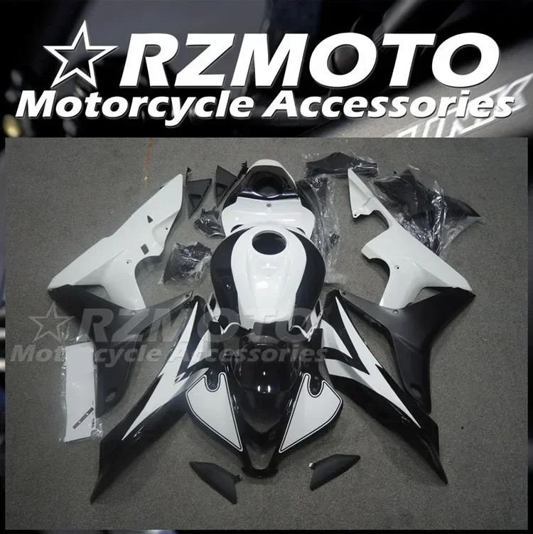 

4Gifts New ABS Motorcycle Full Fairings Kit Fit for HONDA CBR600RR F5 2007 2008 07 08 Bodywork Set Custom Black White