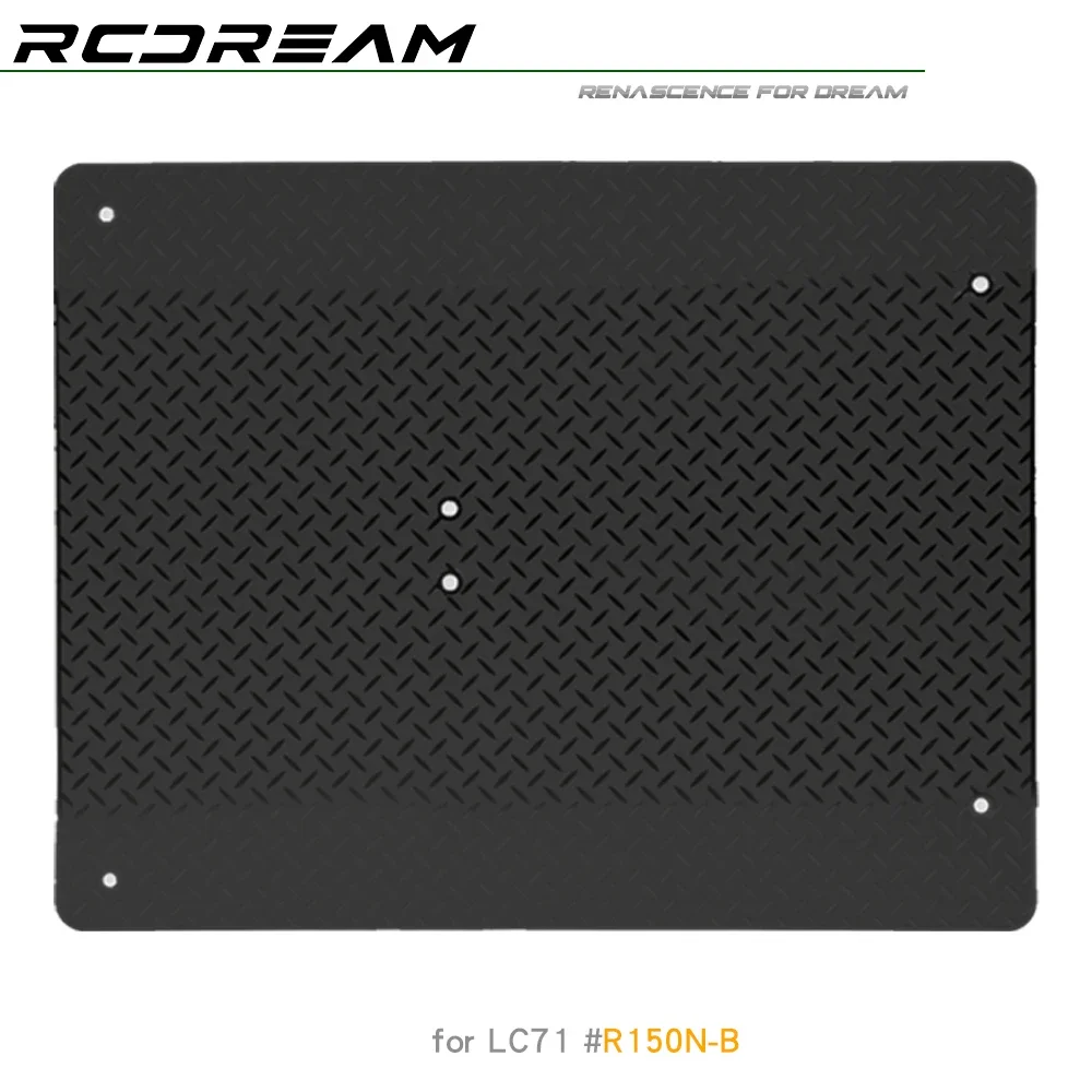 RCDream 1/10 Base Mount Sheet Metal Chequered Plate for RGT EX86020 LC71 Roof Rack #R150N