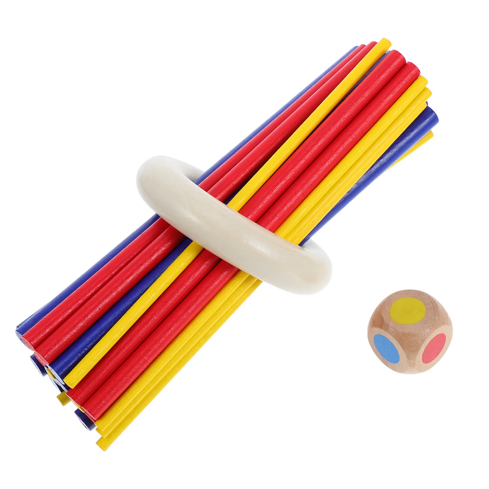 1Set Balance Wooden Sticks Colorful Montessori Game Boosting Logical Thinking Concentration Family Interaction Challenge