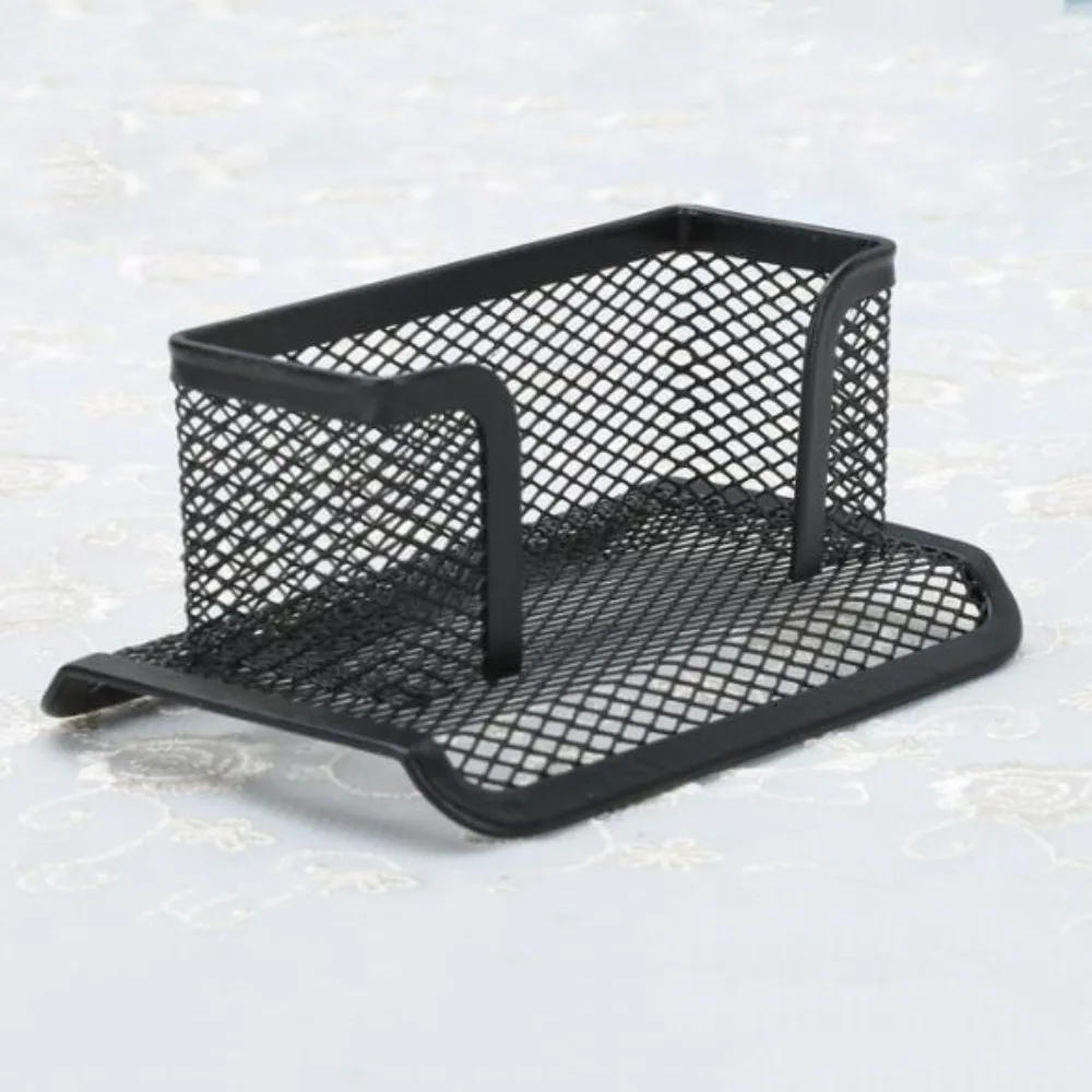

Display Bracket Mesh Card Metal Holder Portable Durable Business Card Display Stand Fashion Metal Mesh Name Card Display Holder