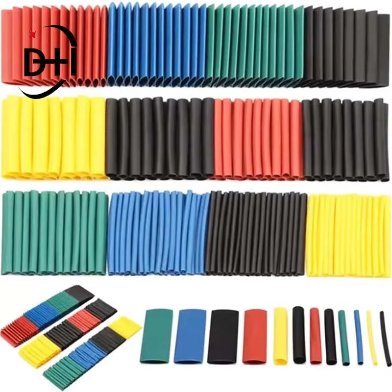 Shrinking Heat Shrink Tube Set, protetor de cabo, USB Cable Wire Organizer, Winder, proteção ambiental, 530Pcs